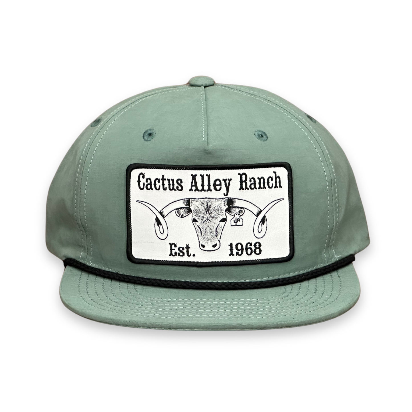 "The Big Curl" - Teal/Black Rope, Snapback
