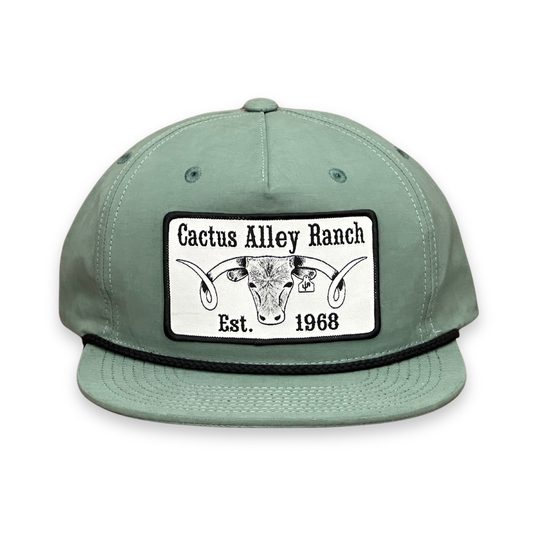 "The Big Curl" - Teal/Black Rope, Snapback