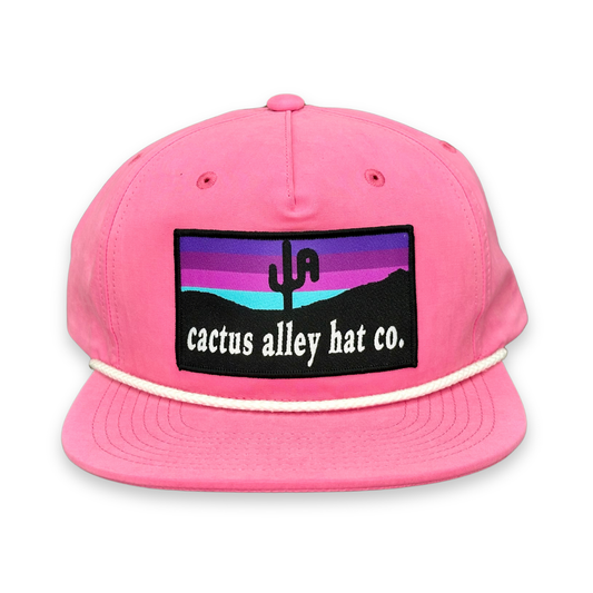 "Chromatic"- Pink/ White Rope, Snapback