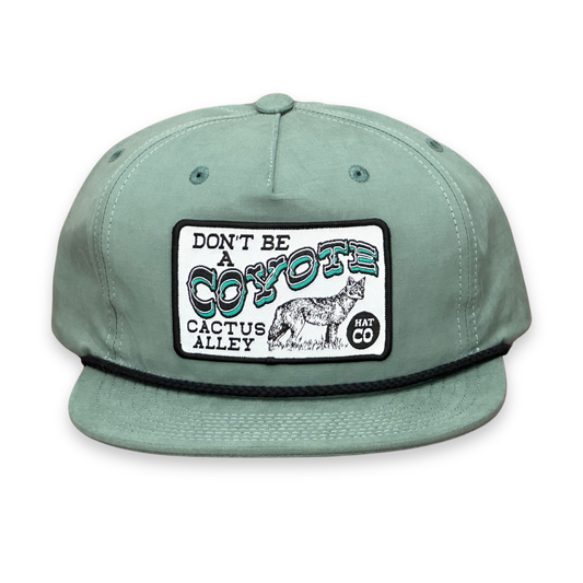 "Coyote" - Teal/Black Rope, Snapback