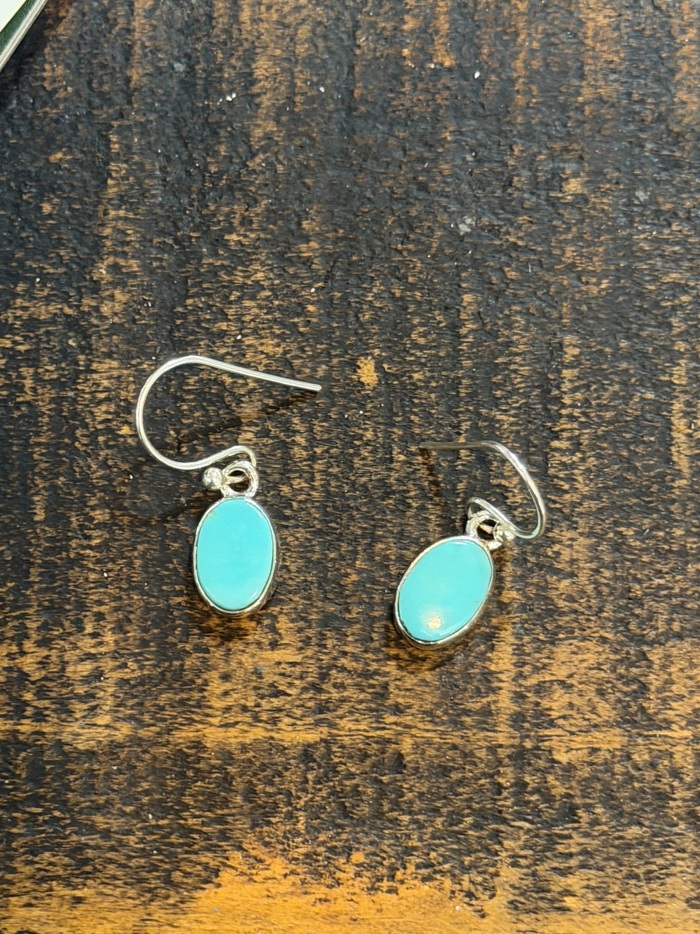 Kingman Turquoise Dangle Earrings