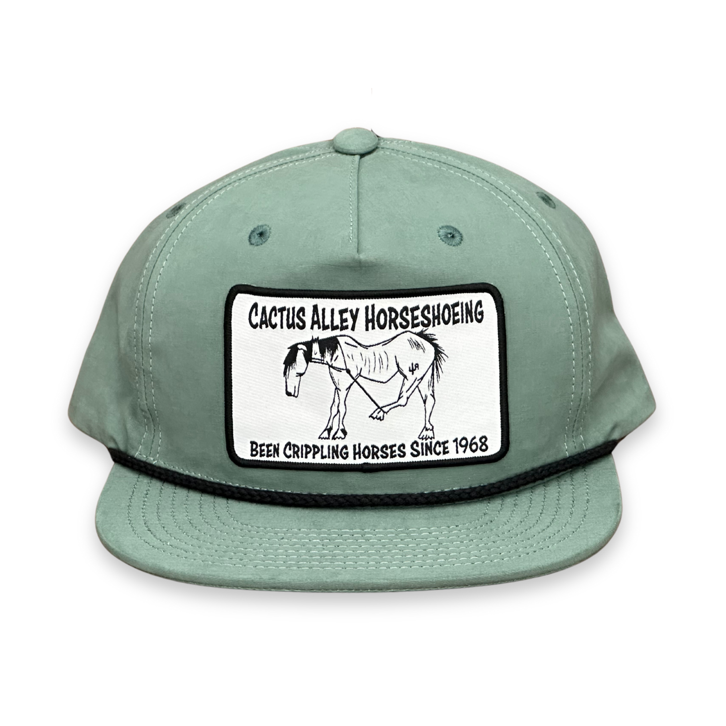"Shoeing" - Teal/Black Rope, Snapback