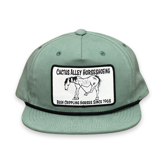 "Shoeing" - Teal/Black Rope, Snapback