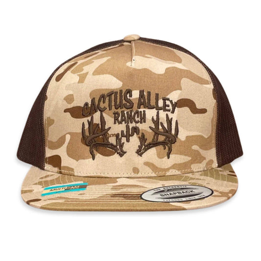 "Cactus Alley Ranch" - Camo Snapback Cap