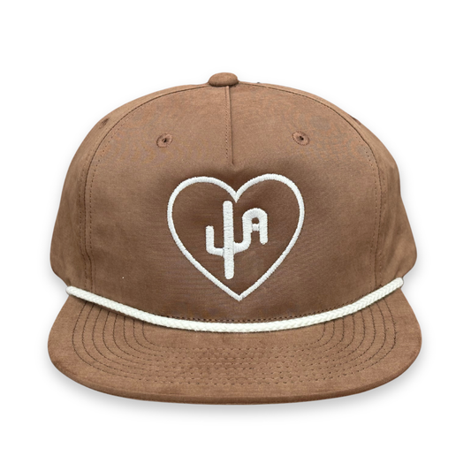 "The Babe" - Brown/White Rope, Snapback