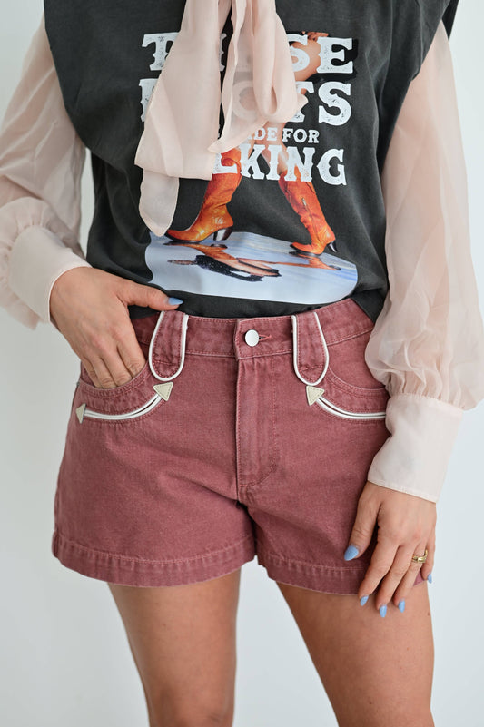 ROSE WESTERN SHORTS