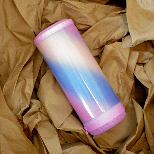 SUBLIMATION 4 in 1 CAN COOLER SPEAKER TUMBLER - Unicorn