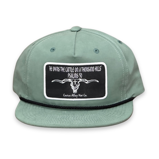 "Psalms 50" - Teal/Black Rope, Snapback