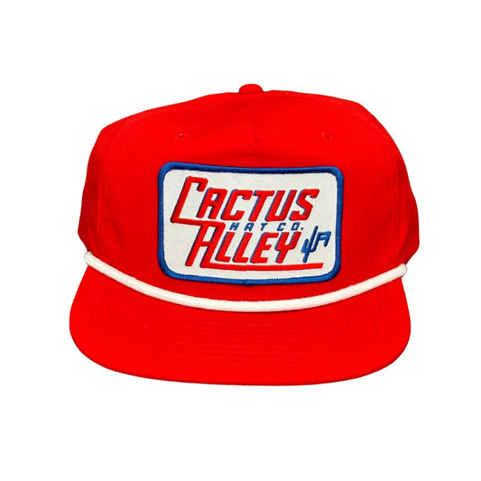 "Retro" - Red/White Rope, Snapback