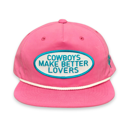 "TRQ Better Lovers"- Pink/ White Rope, Snapback