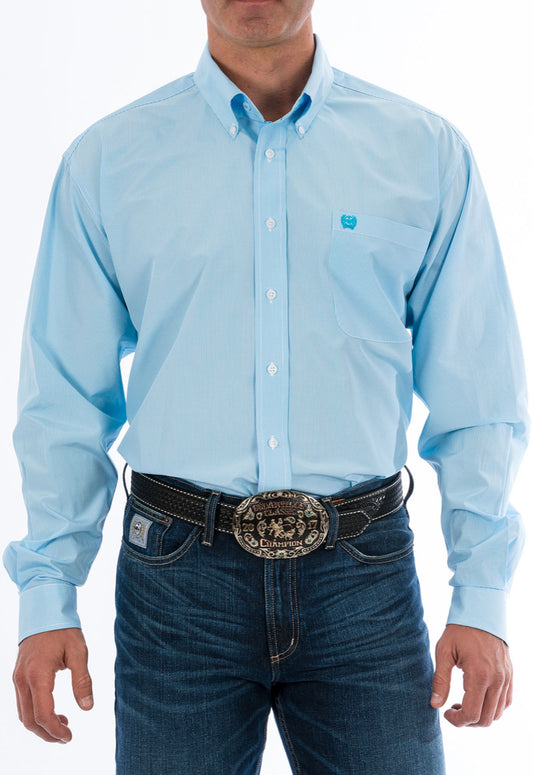 Cinch Men’s Tencel L/S Blue