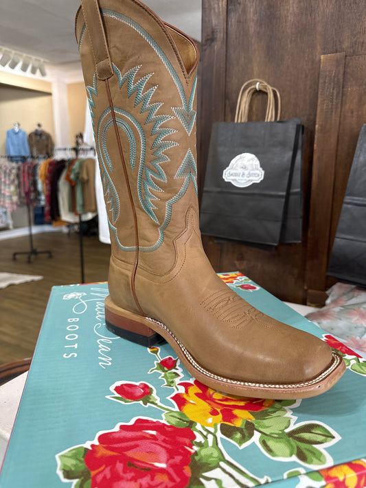 Macie Bean Pecan Barking Iron Women’s Boots