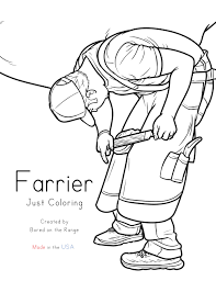 Farrier Coloring Book