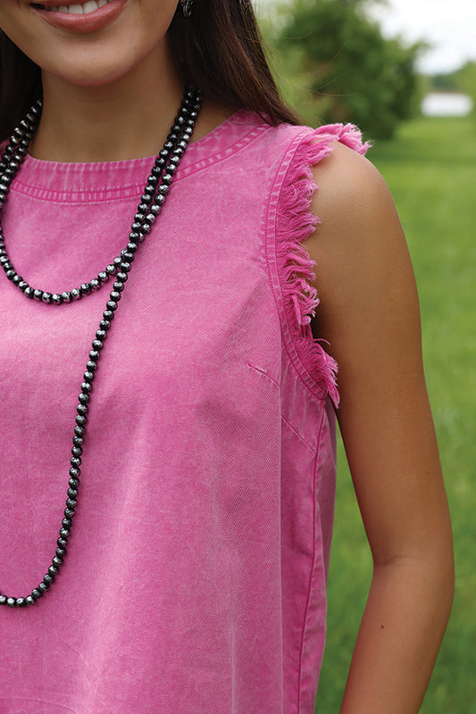 CRUEL GIRL WOMEN'S PINK CONCHO BLOUSE