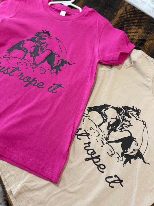 Just Rope It Kid’s Tee