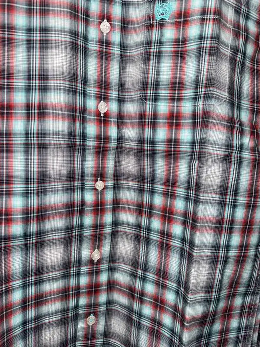 Cinch Boy’s Plaid S/S