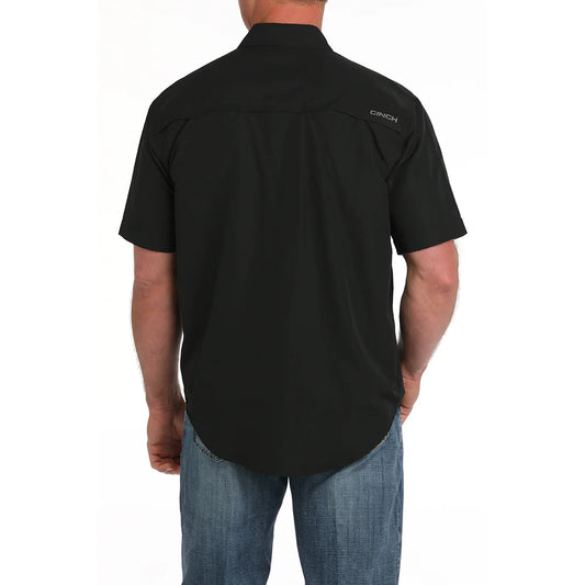 Cinch Solid Black Areanaflex Short Sleeve