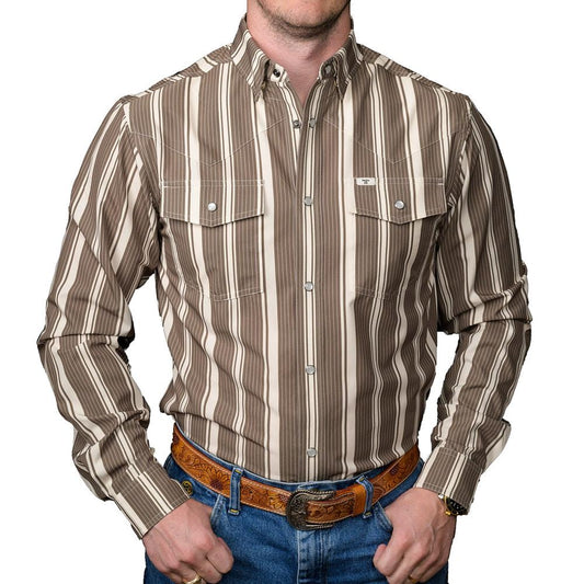 Ferrell Atlas Green L/S Pearl Snap