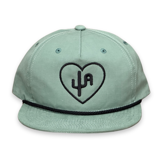 "The Babe" - Teal/Black Rope, Snapback
