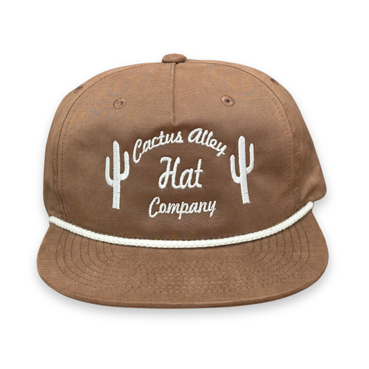 "The Cactus" - Brown/White Rope, Snapback