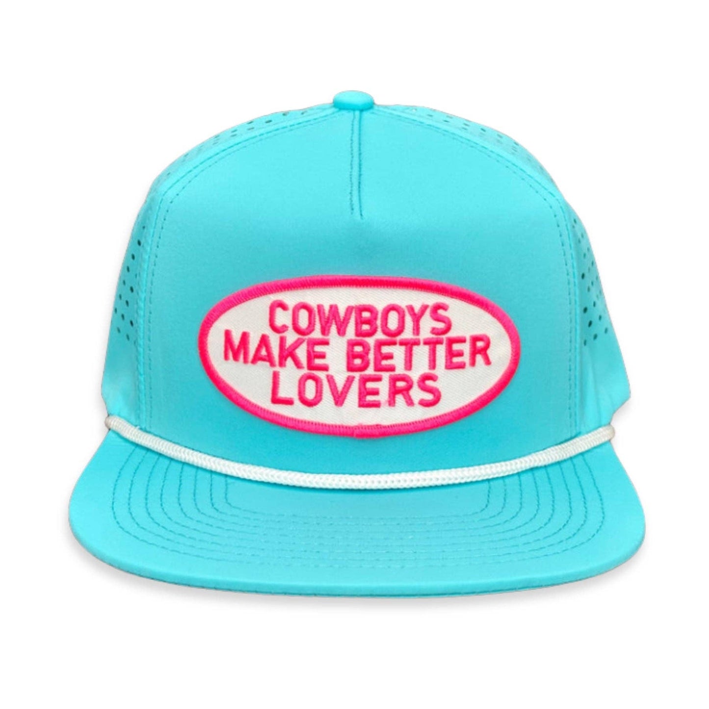 Better Lovers Turquoise Laser Snapback