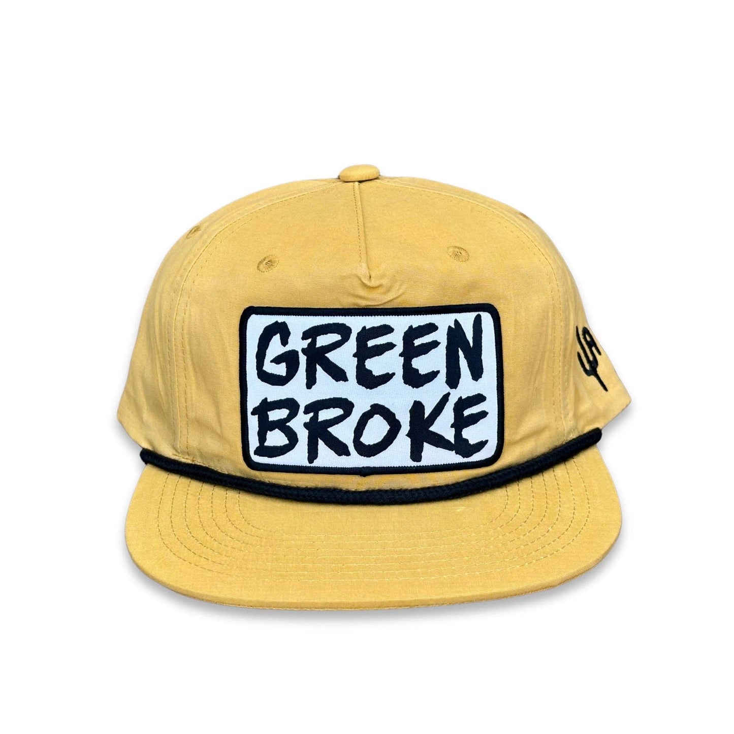 “Green Broke" Yellow/Black Snapback