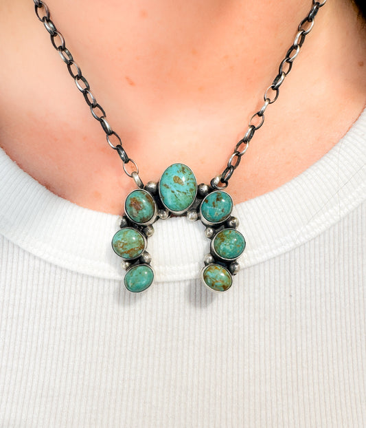 Naja Kingman Turquoise Necklace