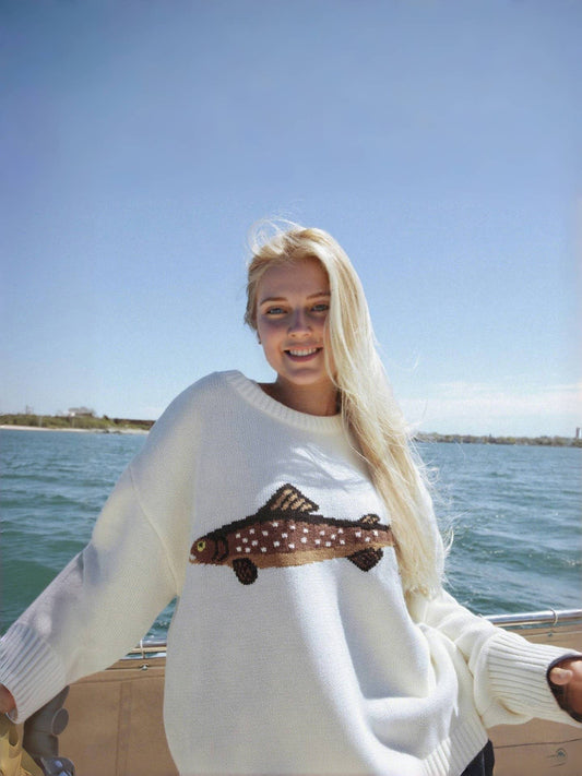 Trout knit sweater
