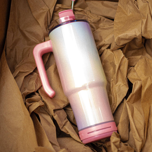 30oz SUBLIMATION SPEAKER TUMBLER - Grippy Unicorn