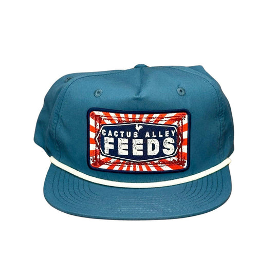 "CA Feeds" - Navy/ White Rope, Snapback