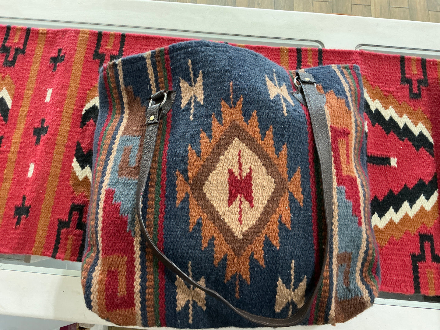 Blue Southwestern Purse