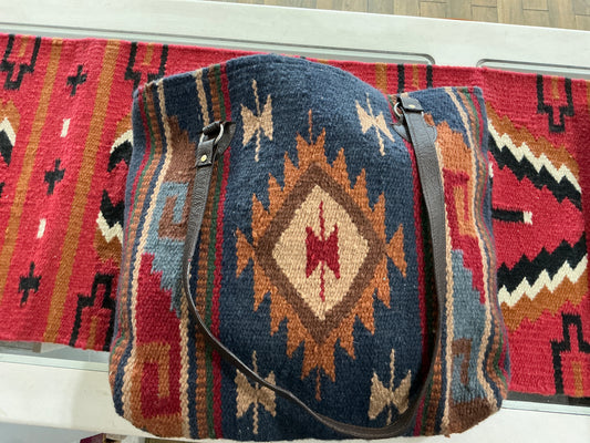 Blue Southwestern Purse