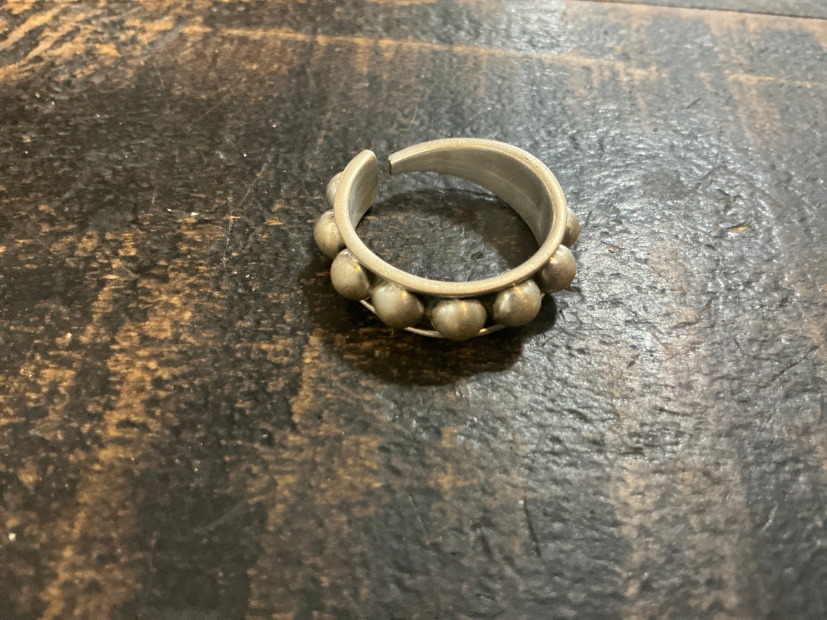 Sterling Silver Dot Ring
