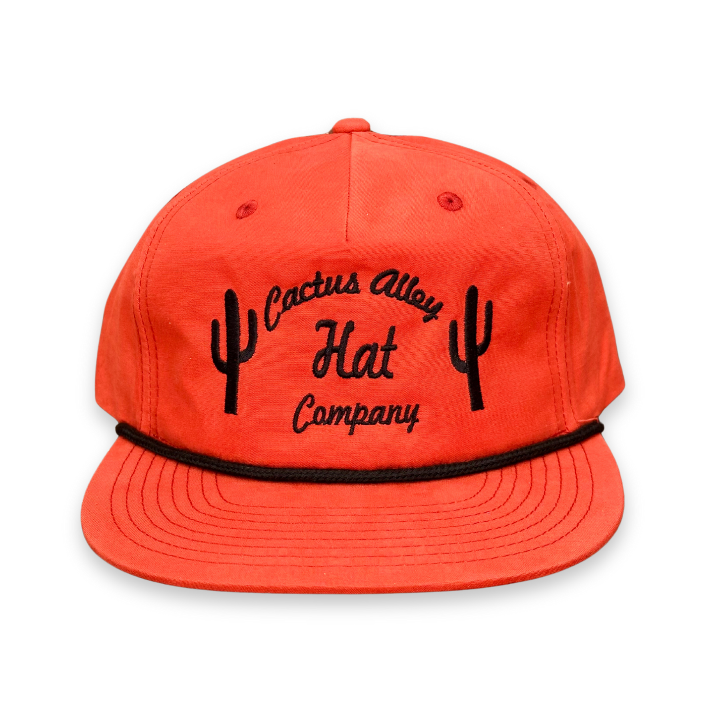 CA Dark Orange/Black Rope Snapback "The Cactus"