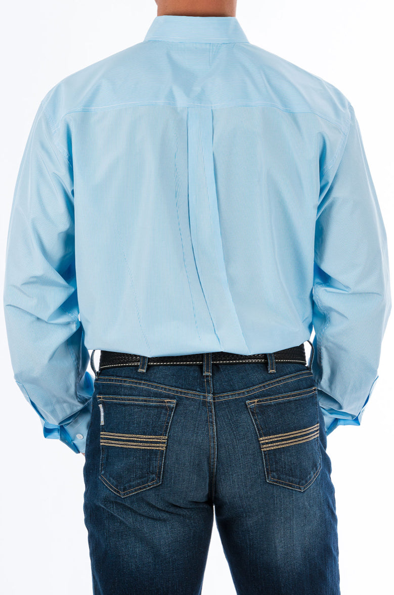 Cinch Men’s Tencel L/S Blue