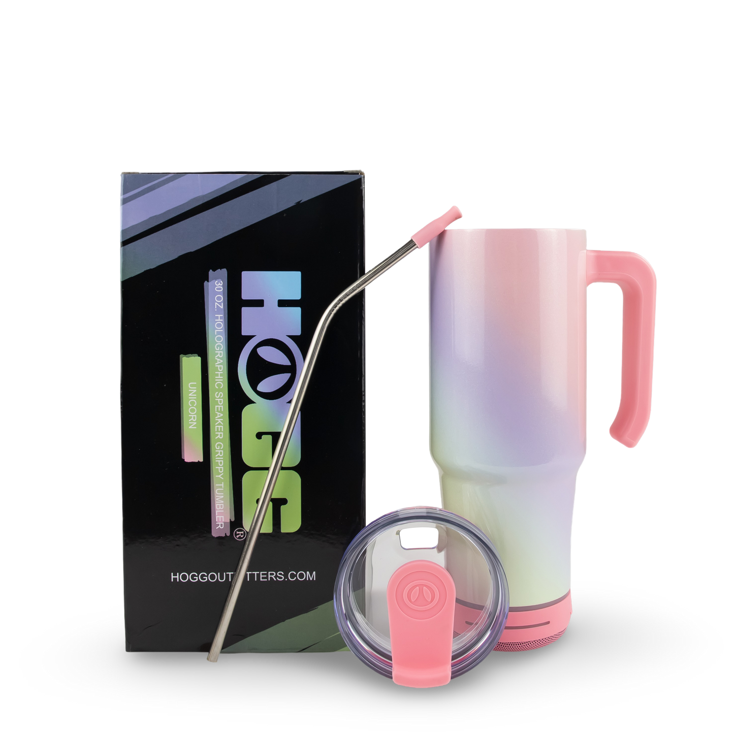 30oz SUBLIMATION SPEAKER TUMBLER - Grippy Unicorn