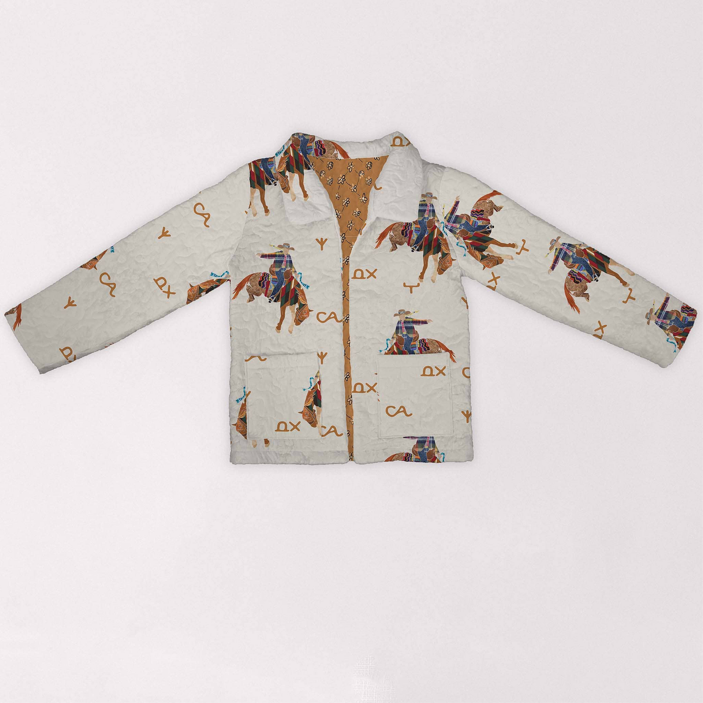 Casey Cowgirl Patchwork Linen Quilted Jacket