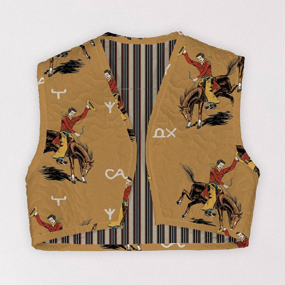 Lazy J Gold Tara Vest