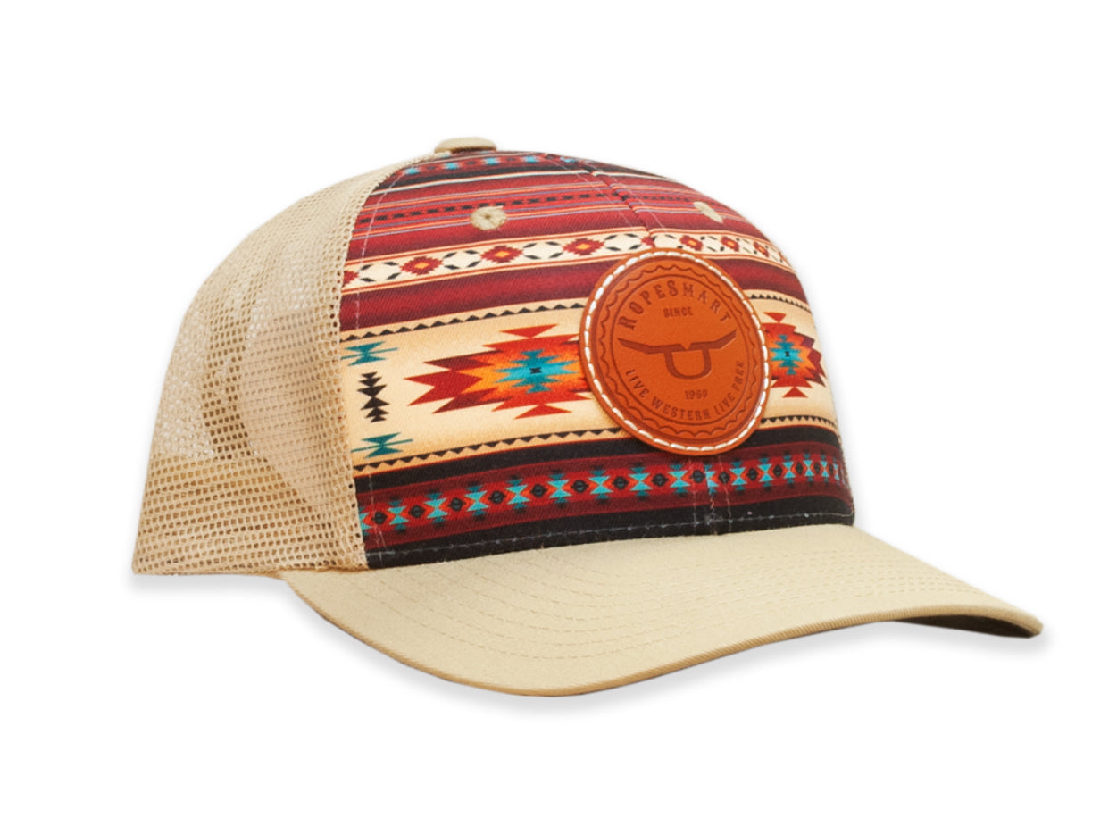 RopeSmart Tan Aztec Cap