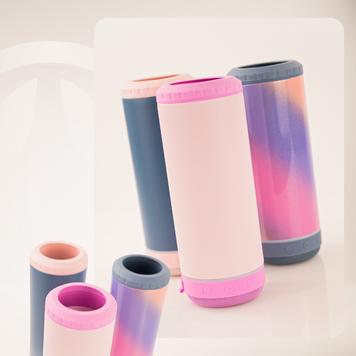 SUBLIMATION 4 in 1 CAN COOLER SPEAKER TUMBLER - Unicorn