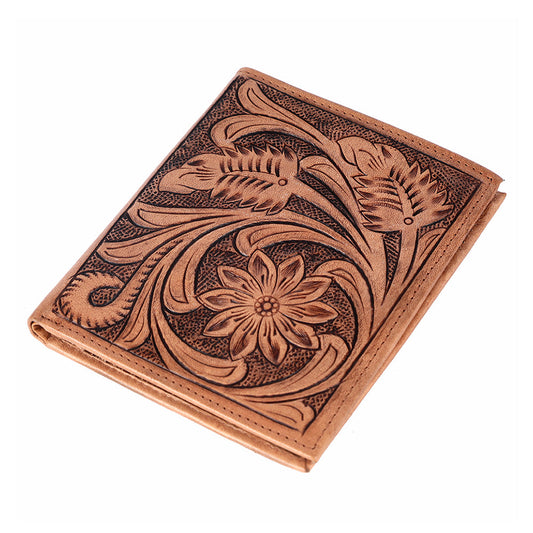 Men’s Dark Tooled Wallet