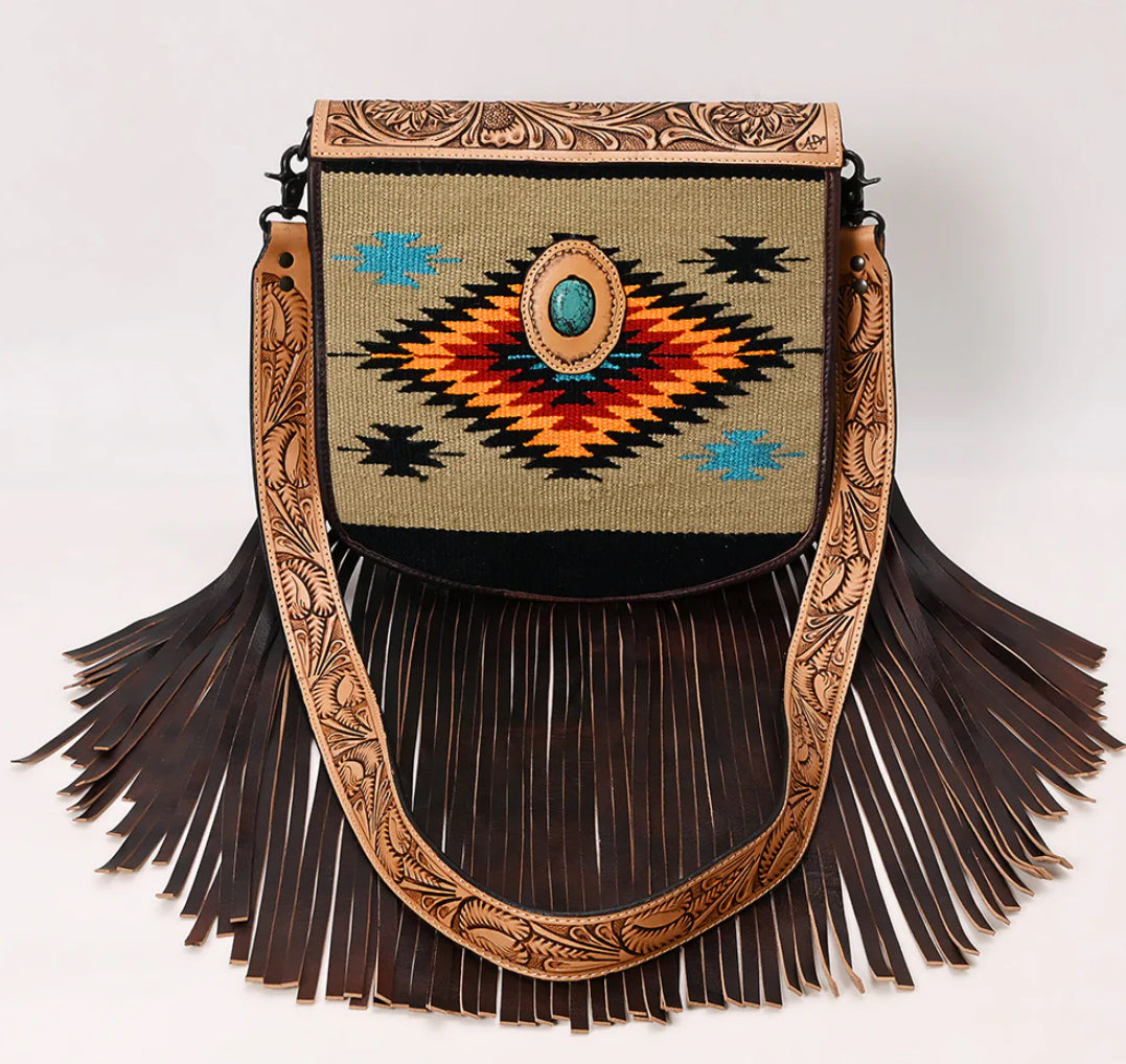 Midland Messenger leather bag