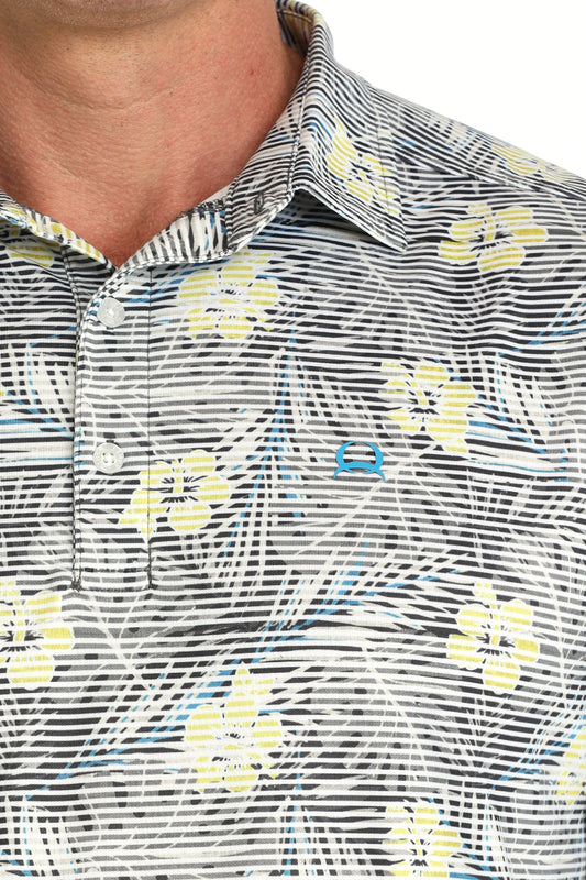 CINCH MEN'S ARENAFLEX TROPICAL POLO