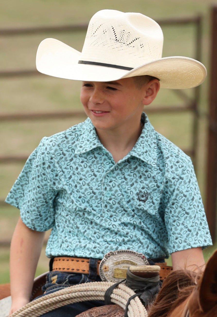 Cinch Boy’s Western Polo