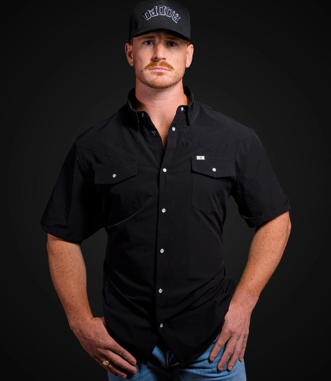 Black Ferrell Snap S/S