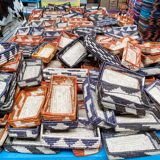 Woven Basket Tray