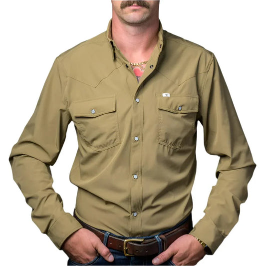 Khaki Ferrell Snap L/S