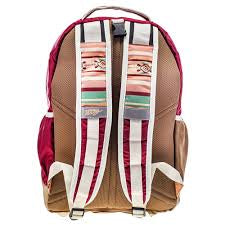 Hooey Ox Backpack Burgandy/Tan