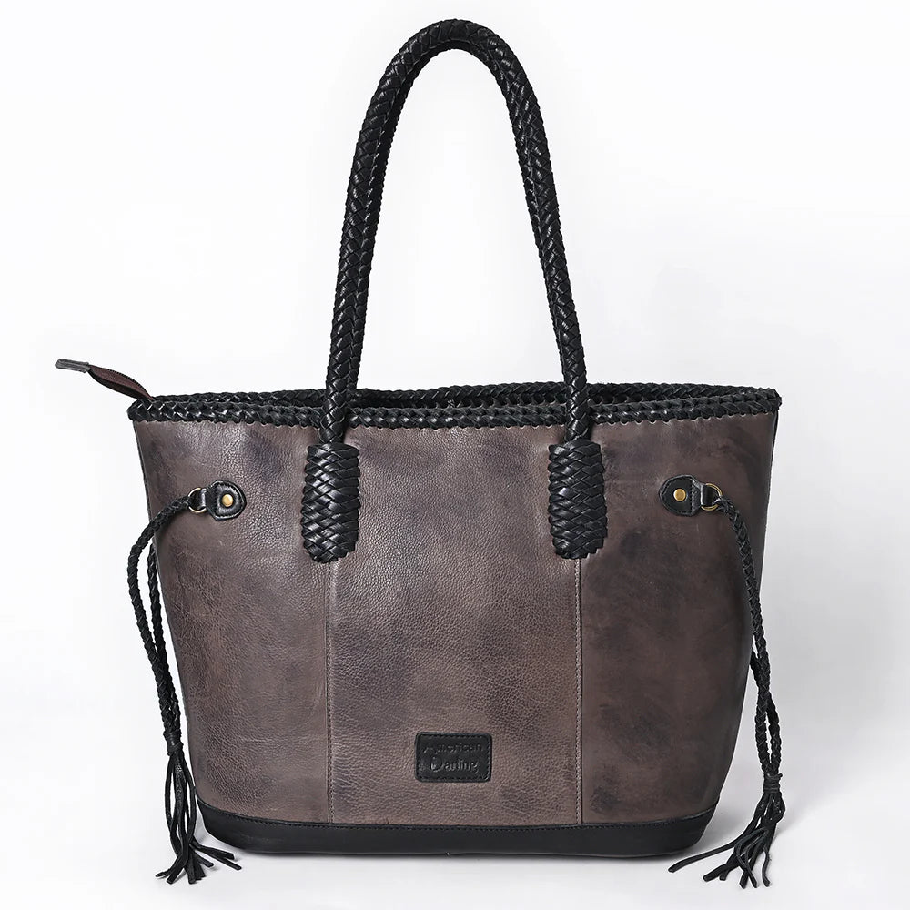 Senorita Braided Handles Tote/Turquoise