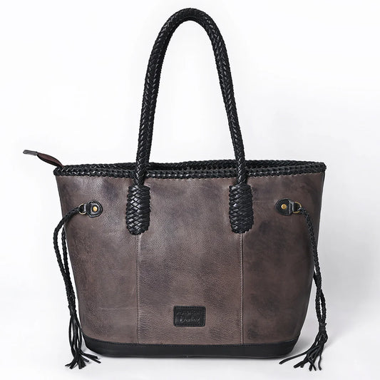 Senorita Braided Handles Tote/Turquoise